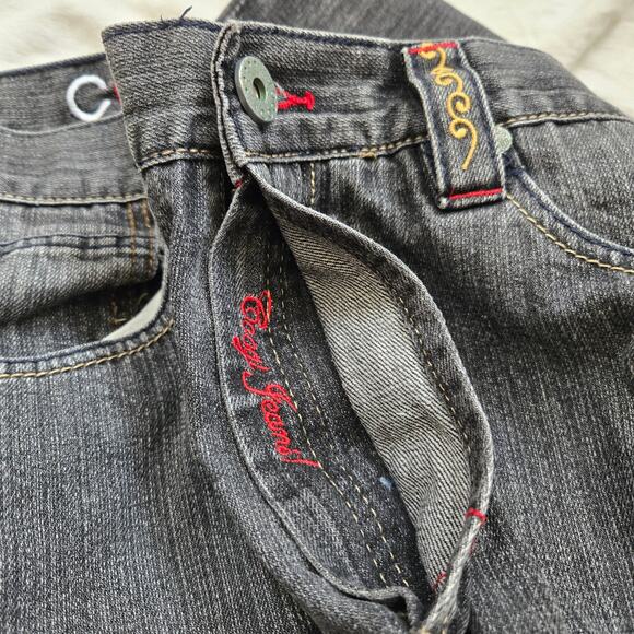 Vintage Coogi Jeans Size 36x34 Black Wash Embroidered Denim Y2K Baggy Fit - Picture 7 of 13